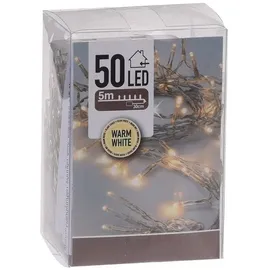 Spetebo LED Lichterkette Batterie 5 m Warmweiß