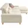 Set One by Musterring Ecksofa "SO 3400 Sitzhöhe 47cm oder 49cm, Sitztiefe verstellbar, B/T: 307/195cm", weiß (natur), B:307cm H:84cm T:195cm, 88% Polyester;12% Polyamid, SET ONE BY MUSTERRING, Sofas, Ecksofa, Kopteil verstellbar, mit Bettfunktion, in Cord, natur, Sitzhöhe 47