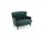 Atlantic Home Collection Sessel Leo Samtvelours 111 x 86 x 95 cm Grün