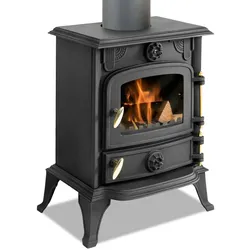 EEK A - Gusskaminofen Modell JA013, Holz&Kohle - 5kW