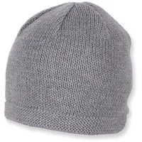 Sterntaler Strickmütze silber melange, 41 cm
