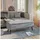 Homcom Sitzbank Polsterbank Grau 101 x 38,5 x 44,5 cm