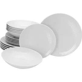 CreaTable Valencia Tafelservice 18-tlg. weiß