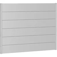 Biohort Wandpaneel für Sichtschutz 180 x 135 cm silber