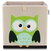 Lifeney Aufbewahrungsbox Eule 33 x 33 x 33 cm 1-tlg. beige