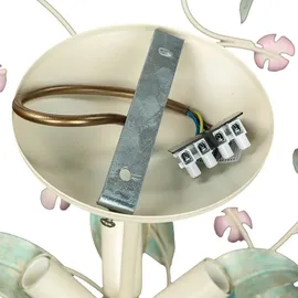 Licht-Erlebnisse Wandleuchte - Deckenleuchte "Summer" Weiß Rosa Metall 3-flammig Deckenlampe Wohnzimmer Schlafzimmer Flur