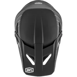 100% Status Youth Fahrradhelm (Größe 49-50CM, schwarz)