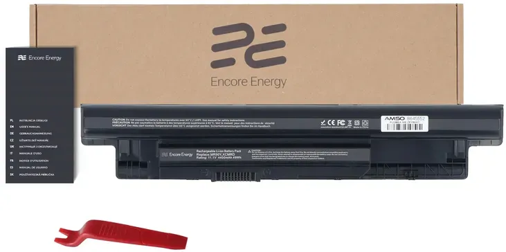 Neuer Encore Energy Akku für Dell Inspiron 15 3521 3531 3537 49Wh 11.1V 4400mAh MR90Y