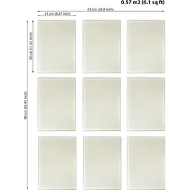OEM Spiegel Im Set 210 x 300 cm Silber