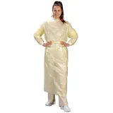 Body Products Schutzkittel PE-teilbeschichtet 139 x 139 cm gelb 100 St.