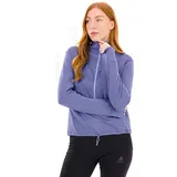 Odlo Damen Grid Fleece Pullover (Größe L, blau)