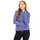 Odlo Damen Grid Fleece Pullover (Größe L, blau)