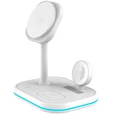 TECH-PROTECT 3in1 induktives Ladegerät Ständer MagSafe Smartphone / Apple Watch / AirPods