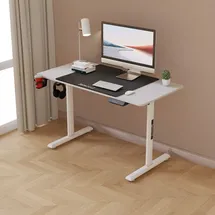 pro.tec Schreibtisch Pomona Weiß