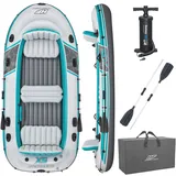 BESTWAY Schlauchboot Adventure Elite Komplettset 364 x 166 x 45 cm bis 600 kg