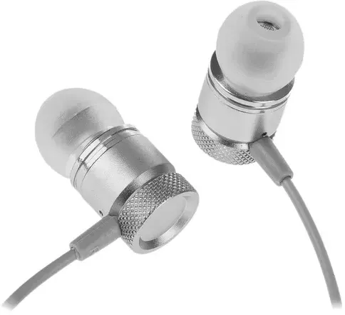 FUN Stereo Headphone Premium Silver mit 3.5mm Klinkenanschluss