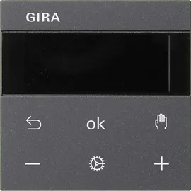 Gira 539328 S3000 Raumthermostat Display System 55 Anthrazit