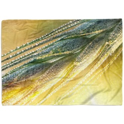 Sinus Art Handtücher Handtuch Strandhandtuch Saunatuch Kuscheldecke mit Fotomotiv Weizen Korn Nahauf, Baumwolle-Polyester-Mix (1-St), Handtuch 70 cm x 140 cm