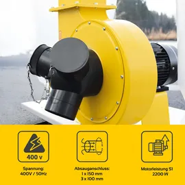BAMATO Absauganlage AB-3900 mit Y-Adapter (400V)