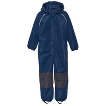 Color Kids Schneeoverall 741090 Schneeanzug mit Kapuze und Fußschlafen in Blau | Gr.: 116