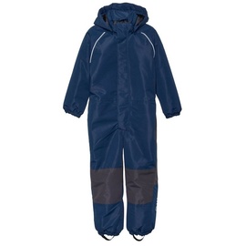 Color Kids Schneeoverall 741090 Schneeanzug mit Kapuze und Fußschlafen in Blau | Gr.: 116