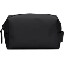 Rains Wash Bag Kleine Kulturbeutel, Erwachsene, Unisex, 01 Schwarz (Schwarz), Einheitsgröße