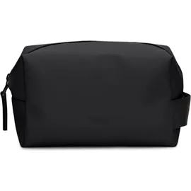 Rains Wash Bag Kleine Kulturbeutel, Erwachsene, Unisex, 01 Schwarz (Schwarz), Einheitsgröße