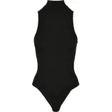 URBAN CLASSICS Ladies Sleeveless Turtleneck Body Black