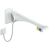 Hewi 802 LifeSystem Stützklappgriff Wandstützgriff 850 mm weiß hochglanz/matt