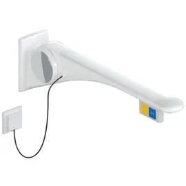 Hewi 802 LifeSystem Stützklappgriff Wandstützgriff 850 mm weiß hochglanz/matt