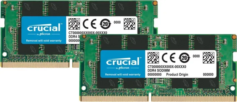 Crucial 8 GB DDR4 SODIMM 2400 MHz Duo-Pack