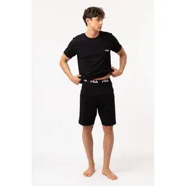 Fila Schlafanzug MAN JERSEY PYJAMAS Schwarz M