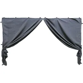 Quick Star Seitenwand für Pavillon Nizza 2 Stück 3,5 x 1,92 m Grau
