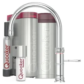 quooker deutschland gmbh Quooker Classic Fusion Round Set mit PRO3 Reservoir & CUBE verchromt glänzend **inkl. CUBE Filter Starter Paket** CFNRCHR PRO3 CUBE2 *inkl. 7 JAHRE GARANTIE*