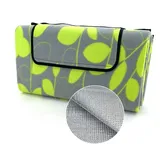 Picknickdecke Outdoor Strandmatte Isomatte Campingdecke waschbar, heimtexland, wasserdicht I isolierend I faltbar I Tragegriff I 200x200 cm grau 200 cm x 200 cm