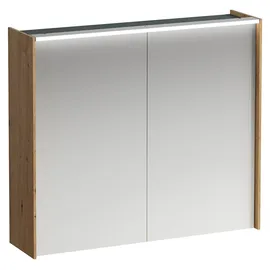 Laufen LANI Spiegelschrank zwei Türen, mit LED-Lichtelement, 820x210x715mm, H4037621122671,
