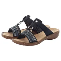 Rieker Pantolette bis 30mm Absatz für Damen, blau, Gr.