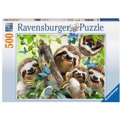 Ravensburger Puzzle Faultier Selfie, 500 Puzzleteile bunt