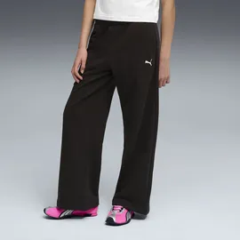 Puma ESS Wide Leg Pants Trainingshose Schwarz 152