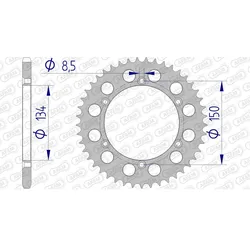 AFAM Krone aus Aluminium 17206520