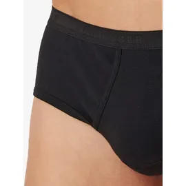 SCHIESSER Slip unifarben schwarz 4XL 6er Pack