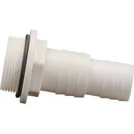 HAF Schlauchtülle 32 mm x 1 1/2" Weiß