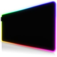 Titanwolf RGB Gaming Mauspad, Mousepad 900 x 400 mm, verbessert Präzision & Geschwindigkeit, schwarz