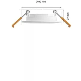 Philips SET 3x Dimmbare LED-RGBW-Badezimmerleuchte 8,3W 230V Weiß