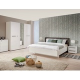 INOSIGN Schlafzimmer-Set "Ksanti" Schlafzimmermöbel-Sets Gr. B/H: 160 cm x 200 cm, weiß (opaque weiß) Komplett-Schlafzimmer Komplett Schlafzimmer