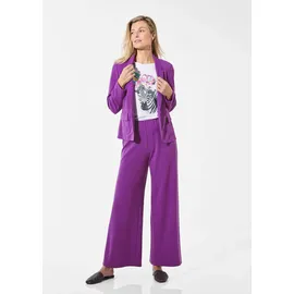 GOLDNER Kurzgröße: Jersey-Blazer", in aubergine | Gr.: 23