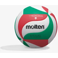 Volleyball Größe 5 - MOLTEN V5M4000 rot/grün EINHEITSGRÖSSE