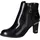 Mustang Damen Stiefelette floral Blumenmuster Trichterabsatz Holzoptik 1335-507, Größe:39 EU, Farbe:Blau - 39 EU