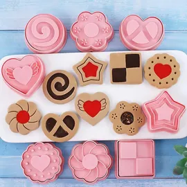 luxuskollektion Ausstechformen Weihnachten Linzer 8 Stück Plätzchen