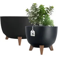 Kadax Blumentopf set, runde Blumenschale, 29 cm + 40